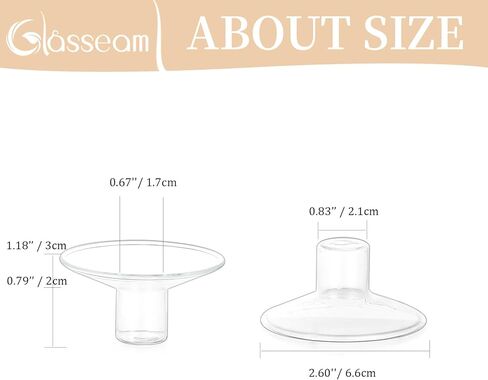 Glasseam Glass Candle Drip Protectors: 2 Pcs Shabbat Candles Holders for Candlesticks Glass Bobeches for Tapers Reusable Wax Catcher - Fit for 0.65’’ Candles and 0.87’’ Candle Sticks Holder Decor in Saudi Arabia