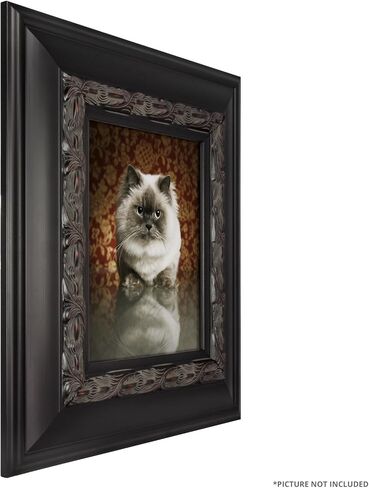 Craig Frames Gotham، إطار صورة مقاس 17 × 22 بوصة، أسود مزخرف بدرجات حمراء in Kuwait