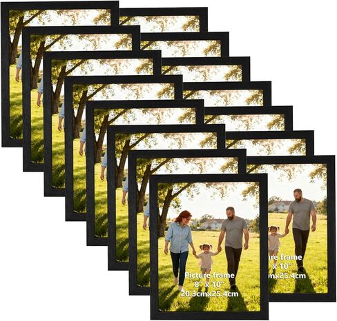 مجموعة إطارات صور Giftgarden مقاس 8.5 × 11 مكونة من 15 قطعة، إطار شهادة من الخشب الأسود مقاس 8.5 × 11 لعرض شهادة الدبلوم على الحائط أو سطح الطاولة in Kuwait