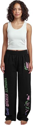 Bioworld Wicked: Part 2 Glinda Elphaba Women's Black Joggers in Saudi Arabia