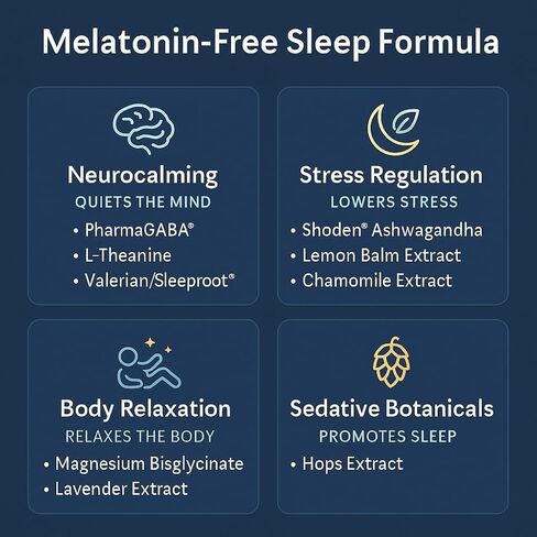 DormiOn™ أفضل مساعد للنوم خالي من الميلاتونين. 10 في 1 للنوم، والإجهاد، والكورتيزول، والمزاج، والدعم المعرفي مع الناردين، والغابا، والأشواغاندا، والثيانين، والمغنيسيوم والأعشاب للنوم الطبيعي العميق والاستيقاظ منتعشًا. in Saudi Arabia