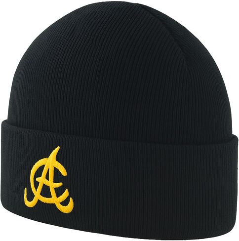 Aguilas Cibaeñas Knit Beanie – Black with Gold AC Embroidered Logo in Saudi Arabia