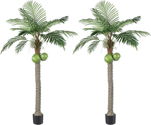 Artificial Palm Tree 5ft Tall Fake Palm Tree Indoor Decor Faux Tropical Areca Floor Plant in Pot, Artificial Silk Plant for Home Office Living Room Decor Indoor in Saudi Arabia