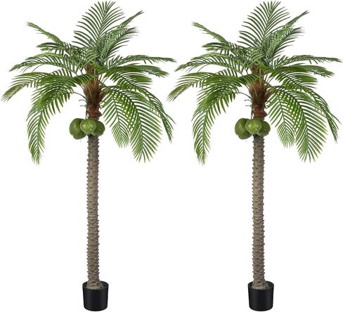 Artificial Palm Tree 5ft Tall Fake Palm Tree Indoor Decor Faux Tropical Areca Floor Plant in Pot, Artificial Silk Plant for Home Office Living Room Decor Indoor in Saudi Arabia