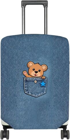 Nuxovilar Luggage Cover Suitcase Protector Luggage Covers For Suitcase, Fits 28-30 Inch, For Fun - Seekers, Summer Trips, Vacations (Cool Chicks Pattern) in Saudi Arabia
