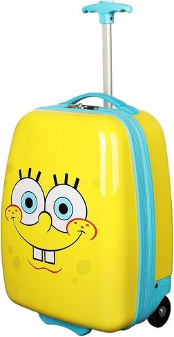 Bioworld Spongebob Squarepants Face 16.5" Youth 2-Wheel Luggage in Saudi Arabia