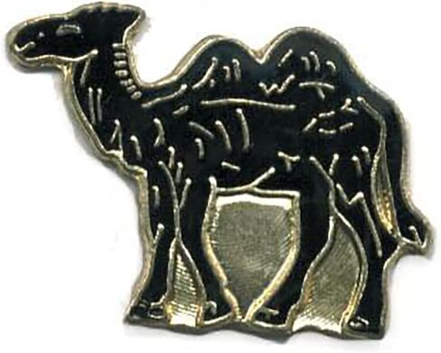 Pack of 6 Black Camel Bike Motorcycle Hat Cap Lapel Pin HP1715 in Saudi Arabia
