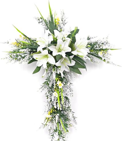 2 Pack 24 Inch Wire Wreaths Frame for Crafts, Cross Shaped Metal Wreaths Form Floral Flower Wreath Frames for Easter Spring Christmas Holiday Front Door Wreath Making Supplies in Kuwait