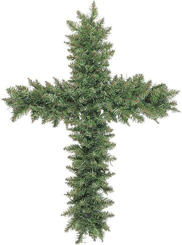 2 Pack 24 Inch Wire Wreaths Frame for Crafts, Cross Shaped Metal Wreaths Form Floral Flower Wreath Frames for Easter Spring Christmas Holiday Front Door Wreath Making Supplies in Kuwait