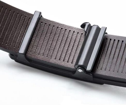 Automatic Buckle Belt Man Vintage Luxury Design Business PU Belt Metal Waist Strap(gold) in Saudi Arabia