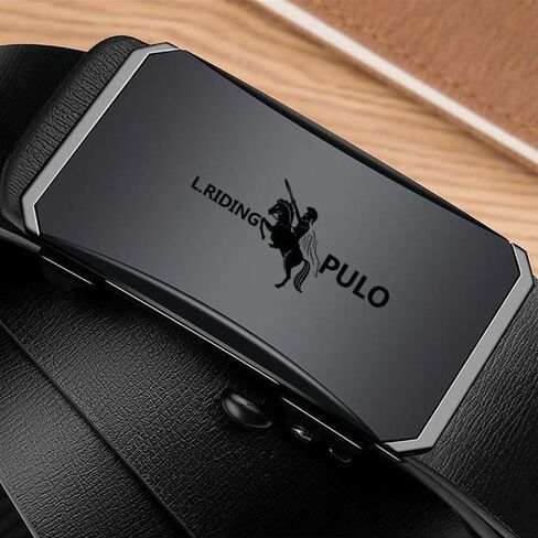Automatic Buckle Belt Man Vintage Luxury Design Business PU Belt Metal Waist Strap(gold) in Saudi Arabia