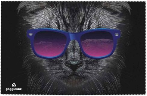 GOGGLESOC Swipeout – Microfiber Lens Cleaning Cloth for Ski & Snowboard Goggles – Reusable, Washable, Eco-Friendly in Saudi Arabia