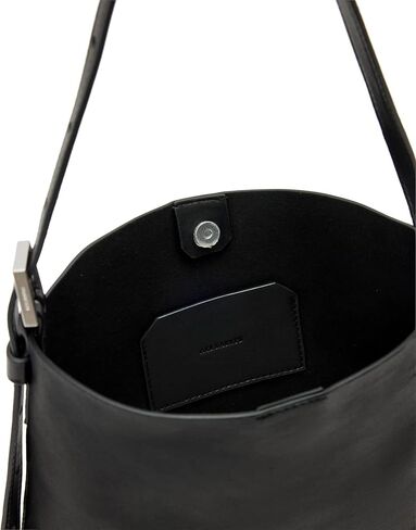حقيبة AllSaints Asha Emb الصغيرة W595XD سوداء مقاس واحد in Kuwait