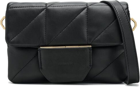 AllSaints Jupiter Quilt Xbody, Black in Saudi Arabia