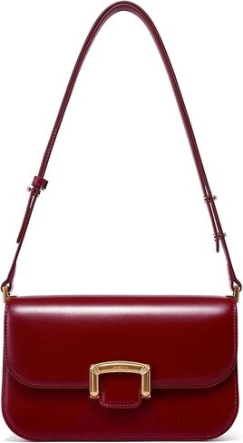 LA FESTIN Small Leather Shoulder Bag for Women - Designer Crossbody Handbag Satchel Purse with Strap for Everyday Use in Saudi Arabia