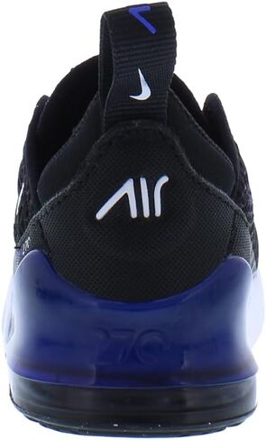 Nike Air Max 270 Baby/Toddler Shoes (HF0098-001, Black/Racer Blue/Dark Grey/White) Size 4 in Saudi Arabia