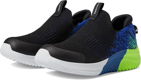 حذاء رياضي Skechers Kids Boys Ultra Flex 3.0، أسود/أزرق/ليموني، 12.5 in Kuwait
