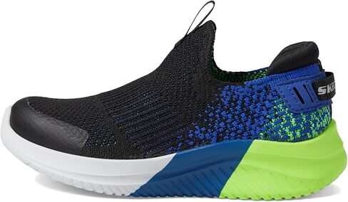 حذاء رياضي Skechers Kids Boys Ultra Flex 3.0، أسود/أزرق/ليموني، 12.5 in Kuwait