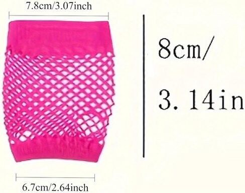 80s Neon Leg Warmers and Fishnet Gloves Set for Women, Stretchy 80s Costume Accessories for Yoga Running Birthday Party Halloween Performances in Saudi Arabia
