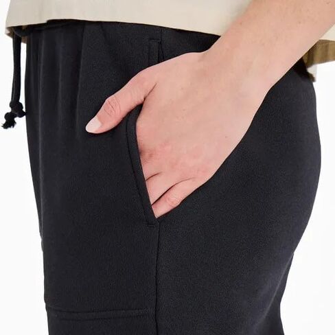 Life is Good Women's Solid Good Vibes Simply True Fleece Jogger, True Black in Saudi Arabia