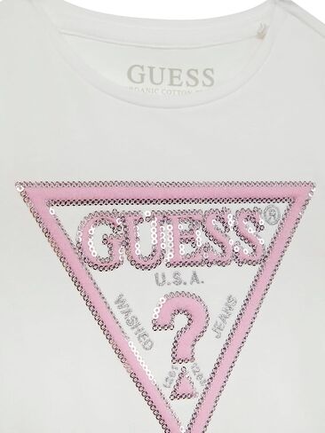 Guess Girls Short Sleeve High Low T-Shirt in Saudi Arabia