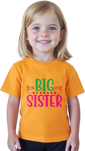 Big Sister Shirts for Girls Gifts Promoted to Big Sister Announcement Shirt Toddler 2-8T Cute T-Shirt in Saudi Arabia