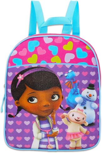 Disney Doc McStuffins Mini Backpack for Kids - 11" Backpack Purse for Girls with Adjustable Shoulder Straps | Doc McStuffins Small Bag Set in Saudi Arabia