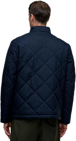 Barbour Men's City Harrington Quilted Jacket, Navy in Kuwait
