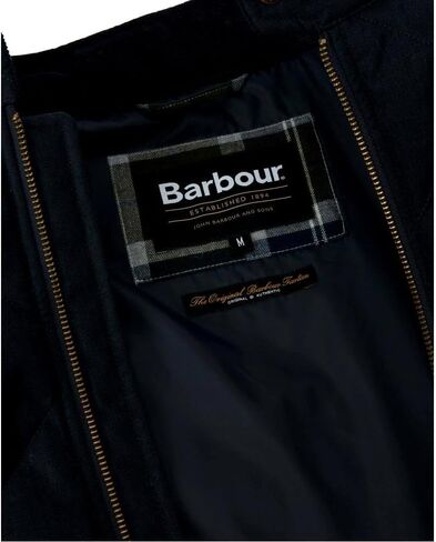 Barbour Men's City Harrington Quilted Jacket, Navy in Kuwait
