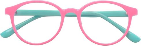 نظارات Outray Square Blue لحجب الضوء، عبوة من قطعتين للأطفال، نظارات شفافة لحجب الكمبيوتر للأولاد والبنات من سن 3 إلى 12 عامًا in Kuwait