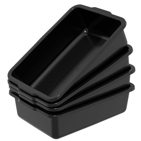 Pekky 5 عبوات من أحواض الحافلات البلاستيكية سعة 8 لتر، صندوق حمل الحافلات التجارية الصغيرة، رمادي in Kuwait