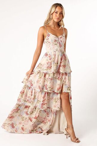Petal & Pup Womens Mito Tiered Maxi Dress in Saudi Arabia