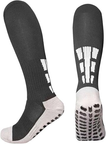 Non-Slip Grip Soccer Socks for Men & Women, Knee High Sports Long Socks Athletic Soccer Football Socks in Saudi Arabia