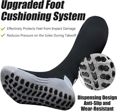 Non-Slip Grip Soccer Socks for Men & Women, Knee High Sports Long Socks Athletic Soccer Football Socks in Saudi Arabia