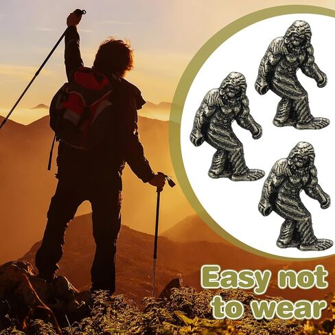 50 قطعة Bigfoot دبوس ملابس أشكال مختلفة الرجعية مضحك Sasquatch دبوس دبابيس خمر لمحبي Bigfoot و Sasquatch النساء الرجال العصرية in Saudi Arabia