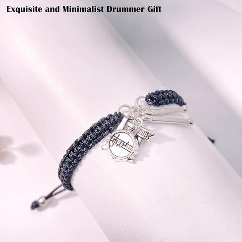Drumstick Bracelet Drummer Gift for Women Men, Musician Music Band Gifts for Drummers Percussionists, Exquisite Jewelry Gift for Birthday Christmas Graduation in Saudi Arabia