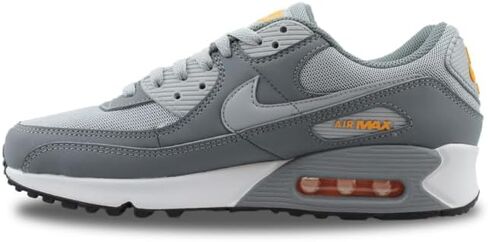 حذاء Nike Air Max 90 للرجال (HV6224-002، رمادي رائع/أسود/قرص شمسي/رمادي ذئب) in Saudi Arabia