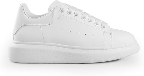 SOLL Queen Men's Sneakers | Leather Perforated Oversized Thick Sole in Saudi Arabia