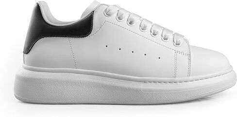 SOLL Queen Men's Sneakers | Leather Perforated Oversized Thick Sole in Saudi Arabia
