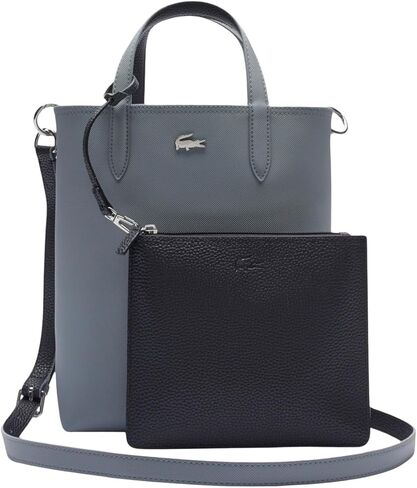 حقيبة يد نسائية من Lacoste Anna Vertical ذات وجهين، Tradewinds Abimes، مقاس واحد in Kuwait