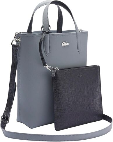 حقيبة يد نسائية من Lacoste Anna Vertical ذات وجهين، Tradewinds Abimes، مقاس واحد in Kuwait