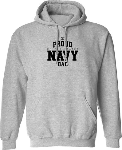 zerogravitee Proud United States Navy DAD Adult Hooded Sweatshirt in Saudi Arabia