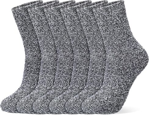 Geyoga 6 Pairs Fuzzy Socks Women Soft Fluffy Cozy Slipper Winter Warm Microfiber Plush Sleeping Socks Gifts for Valentines in Saudi Arabia