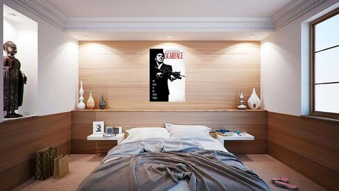 80's Favorite Movies - Scarface - Movie Poster (Say Hello To My Little Friend) (Size: 24" x 36") in Saudi Arabia