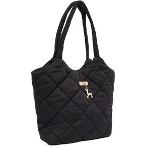 Big Shoulder Bag for Women | Sturdy Black Quilted Shoulder Bag in Saudi Arabia