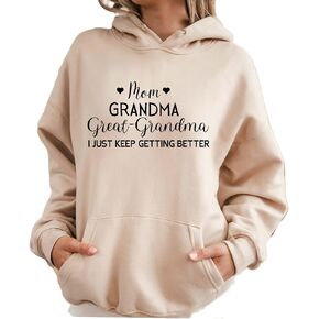 Grandma Sweatshirt, Mom Grandma Great Grandma Hoodie, Pregnancy Announcement Sweatshirt, New Grandma Reveal Shirt, Family Matching Mom Crewneck Multicolor in Saudi Arabia
