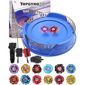 Gyro X Set, Buster Dran UX Attack Type and Lance Knight Defense Type, 2 Right Spinning Tops, Great Toy Gift for Boy Kid 6+ in Kuwait