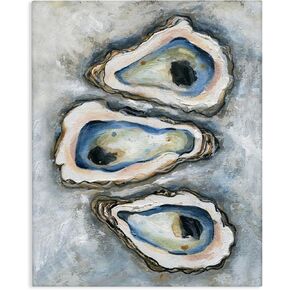 Stupell Industries Oyster Bar Trio Canvas Wall Art, design by Carol Robinson, 40 x 30 in Saudi Arabia