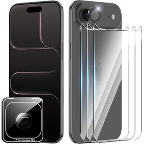 بالنسبة إلى Samsumg Galaxy A16 5G/4G Screen Protector ، [2+2 Pack] واقي الشاشة+واقي عدسة الكاميرا ، 9 ساعات ، زجاج مقسى ، خالي من الفقاعات ، مضاد للقرعة in Kuwait