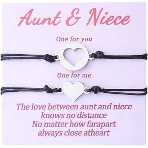 Grandma Aunt Mothers Day Gifts for Auntie Grandmother Granddaughter Bracelet for Aunt and Niece Matching Braclet Gift in Saudi Arabia
